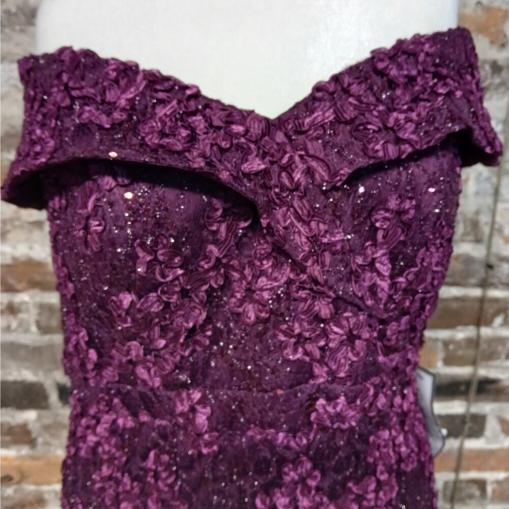Xscape Formal Evening Gown Sz 16W Mother of Bride Wedding Cocktail Party Dress - Picture 8 of 15